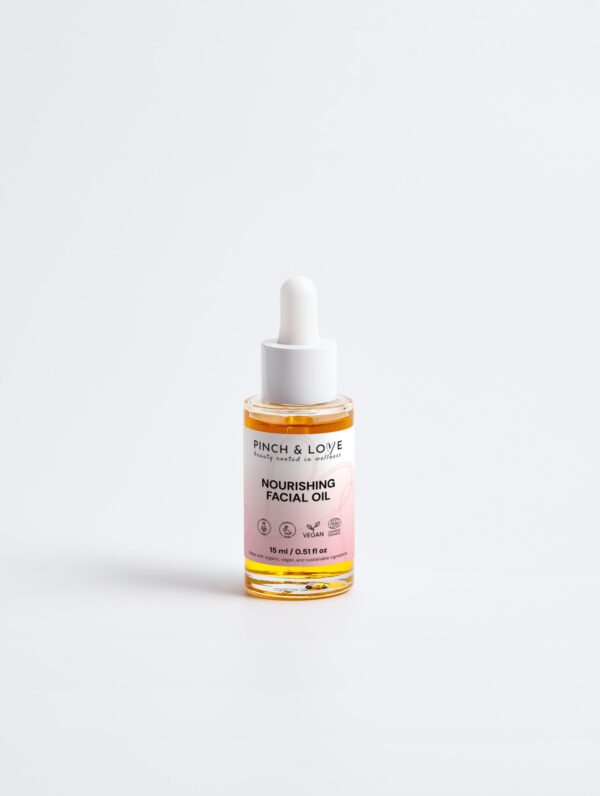 Organic Nourishing Facial Oil - 15 ml - Image 3