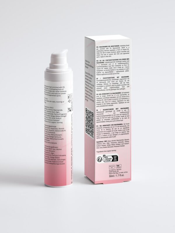 Niacinamide Gel Moisturiser, 50 ml - Image 2