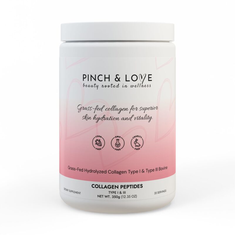 Premium Collagen Peptides Supplement Type I & III for Skin Hydration (350g, 12.3oz)